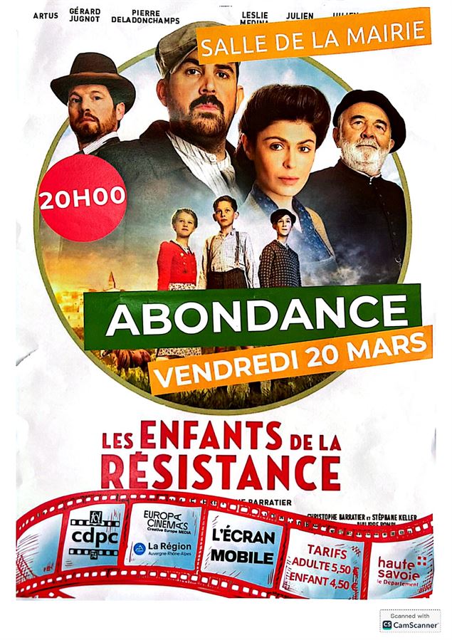 Affiche cinéma Abondance - ADCA
