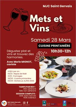 Mets et vins : Fromages et Vins_Saint-Gervais-les-Bains