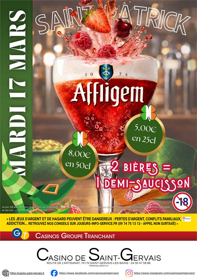 Fêter la Saint-Patrick au Casino_Le Fayet