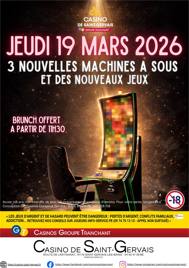 Nouveautés et brunch au Casino_Le Fayet