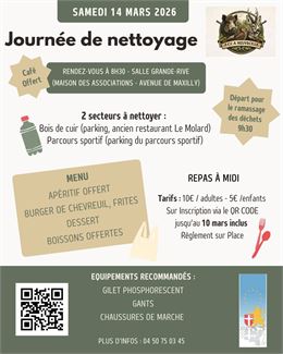 Journée de nettoyage collectif à Neuvecelle - Association ACCA