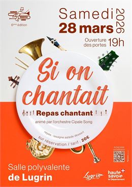 Repas chantant - Si on chantait à Lugrin - Mairie de Lugrin