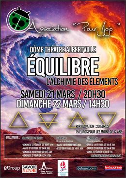 Spectacle pour Jojo : Equilibre - l'alchimie des éléments_Albertville