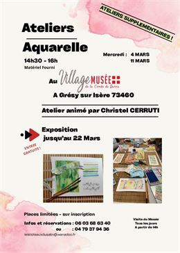 Exposition de peinture au Village Musée de la Combe de Savoie !_Grésy-sur-Isère