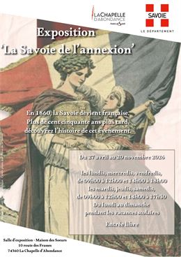 Exposition "La Savoie de l'Annexion" - Mairie La Chapelle d'Abondance