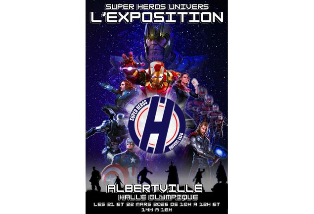 Exposition : Super Héro Univers Expo_Albertville