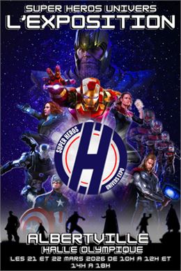 Exposition : Super Héro Univers Expo_Albertville