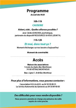 Paroles d'aidants - Association Regaar