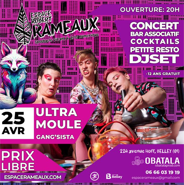 ultra moule en concert - OBATALA