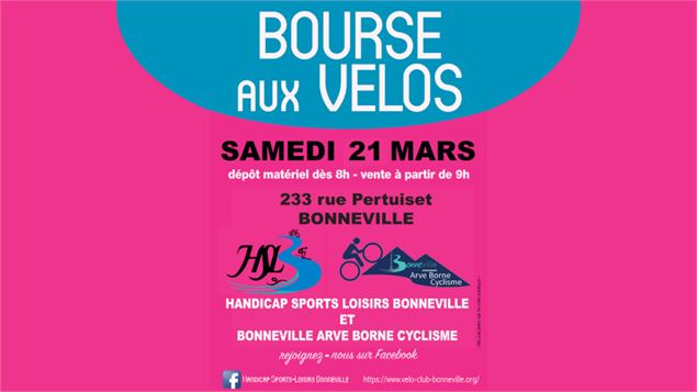 Bourse aux vélos – Bonneville_Bonneville - Handicap Sports Loisirs Bonneville