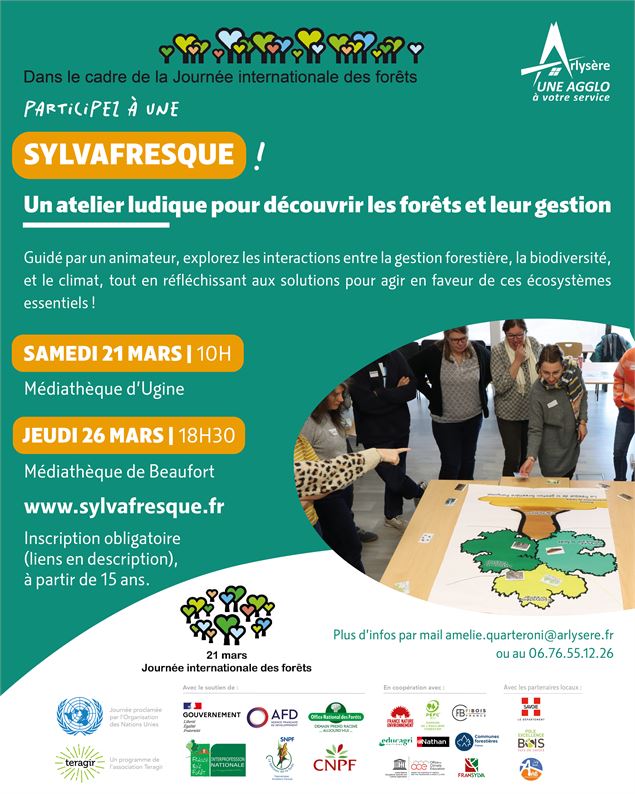 affiche journée internationale des Forêts -Arlysere - Arlysere