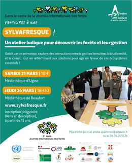 affiche journée internationale des Forêts -Arlysere - Arlysere