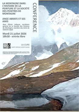 Conférence :  La montagne dans l’histoire de la peinture et la Société des Peintres de Montagne.  An