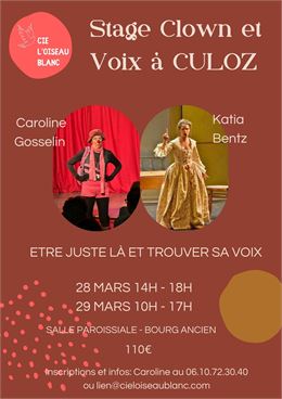 Stage clown et voix_Culoz-Béon - Oiseau Blanc