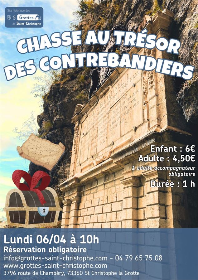 Chasse au trésor des contrebandiers - Grottes de Saint-Christophe