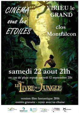 Cinéma plein air "Le Livre de la Jungle"_Virieu-le-Grand - Communauté de Communes Bugey Sud