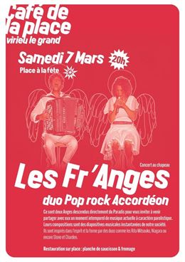 Concert "Les Fr'Anges" au Café de la Place_Virieu-le-Grand - Café de la Place