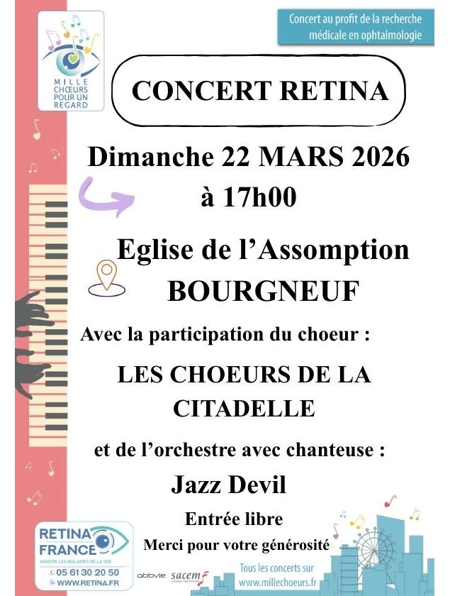 Concert au profit de Retina France
