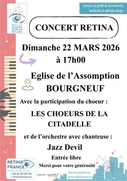 Concert au profit de Retina France