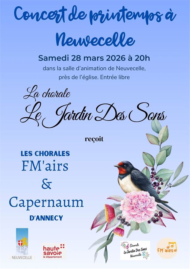 Concert de printemps - Chorales à Neuvecelle - Chorale 