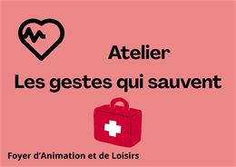 Atelier "les gestes qui sauvent"_Thônes - Office de tourisme
