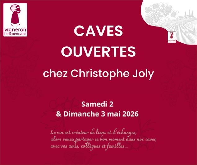 Cave Ouverte • Vins Christophe Joly_Yenne