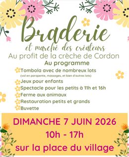 Braderie et marché de créateurs_Cordon - ©Association crèche de Cordon