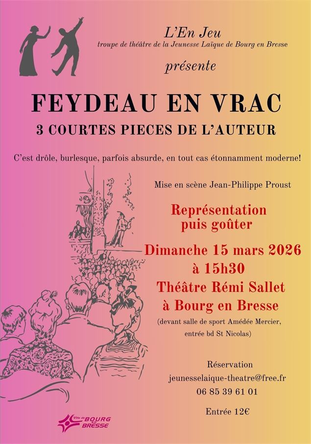Feydeau en vrac - Jeunesse Laïque