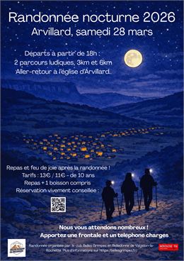 Affiche rando nocturne