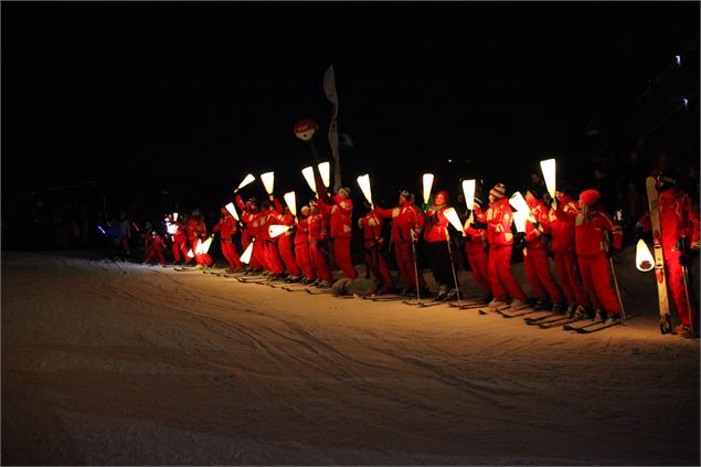 Descente aux flambeaux - ESF