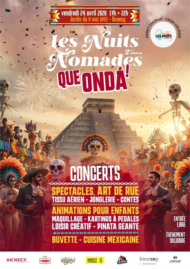 2ème édition des nuits nomades  : Que onda !_Annecy - Association 432 HZ
