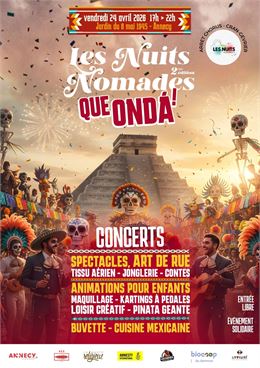 2ème édition des nuits nomades  : Que onda !_Annecy - Association 432 HZ