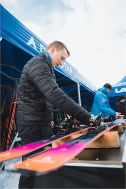 Dynastar ski test - Clément Aumand