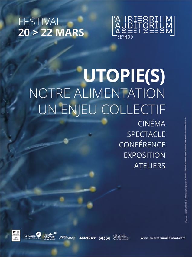Affiche Utopies - L'Auditorium Seynod