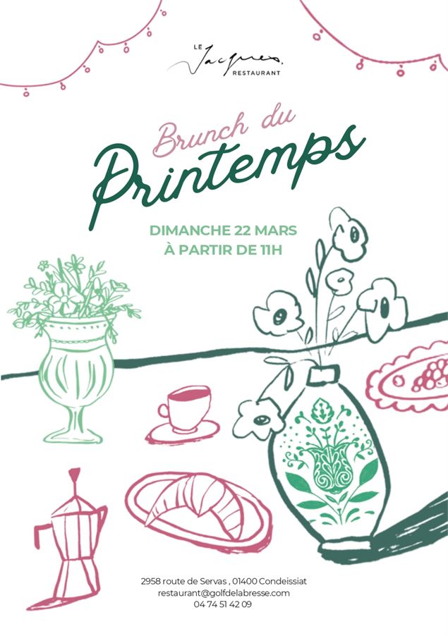 Brunch du printemps_Condeissiat - Golf de la Bresse