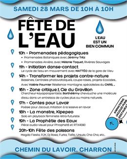 Fête de l'eau à Charron_Champagne-en-Valromey - Eau Bien Commun Bugey Sud