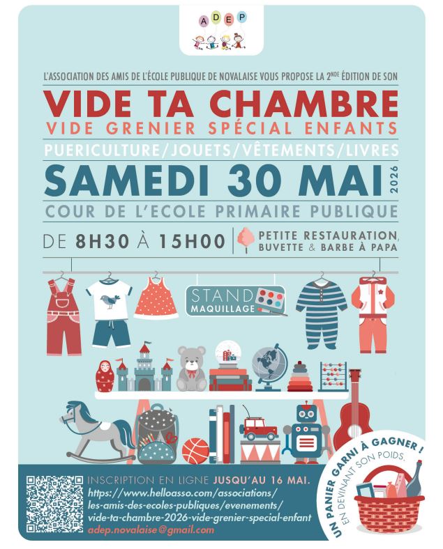 Vide ta chambre ! Novalaise