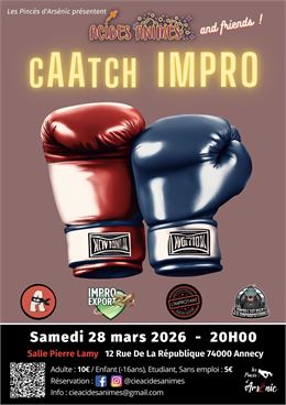 Théâtre d’Improvisation : Catch-Impro - Tournois de Catch d’Improvisation Théâtrale « Acides Animés 