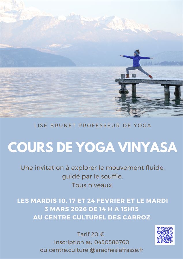 YOGA VINYASA avec Lise_Les Carroz-d'Arâches