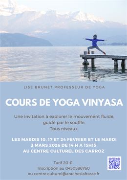 YOGA VINYASA avec Lise_Les Carroz-d'Arâches