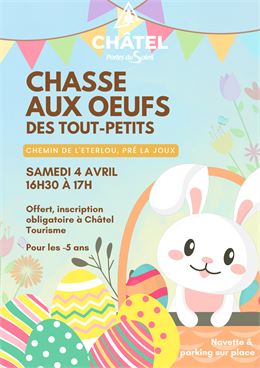 Chasse aux œufs des tout-petits (- de 5 ans)_Châtel - Châtel tourisme