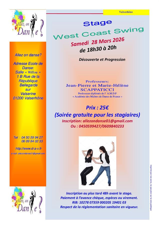 Stage de West-Coast-Swing_Valserhône - Alles on danse ?