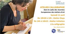 Atelier Calligraphie - Médiathèque La Passerelle