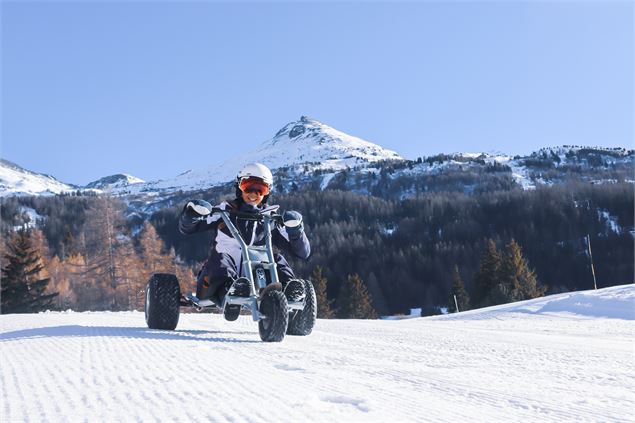 Un mountain kart sur les pistes - S.Tachet - OTHMV
