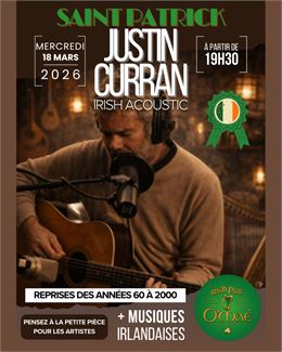 Pub O'Maé - Concert de Justin Curran_La Chambre - Pub O'Maé
