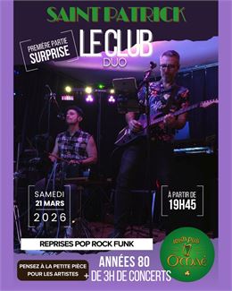 Pub O'Maé - Concert Le Club_La Chambre - Pub O'Maé