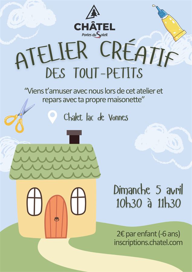 Atelier créatif des tout-petits (- de 6 ans)_Châtel - Châtel tourisme