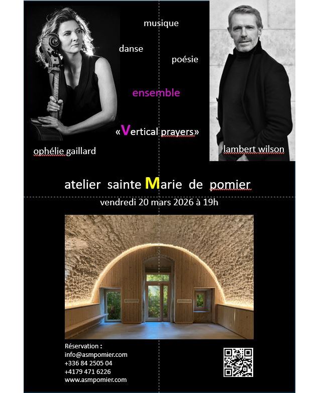 Vertical prayer - atelier Ste Marie de pomier - ASM Pomier