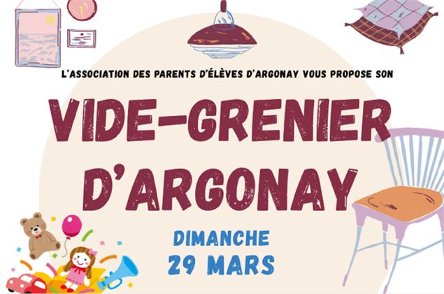 Vide-grenier de l'APE_Argonay - Association de parents d’élèves « Place de l’Horloge »