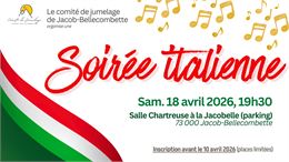 Soirée italienne - Mairie de Jacob-Bellecombette